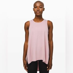 Lululemon - Long For Length Tank - Smoky Blush - Size 8/10
